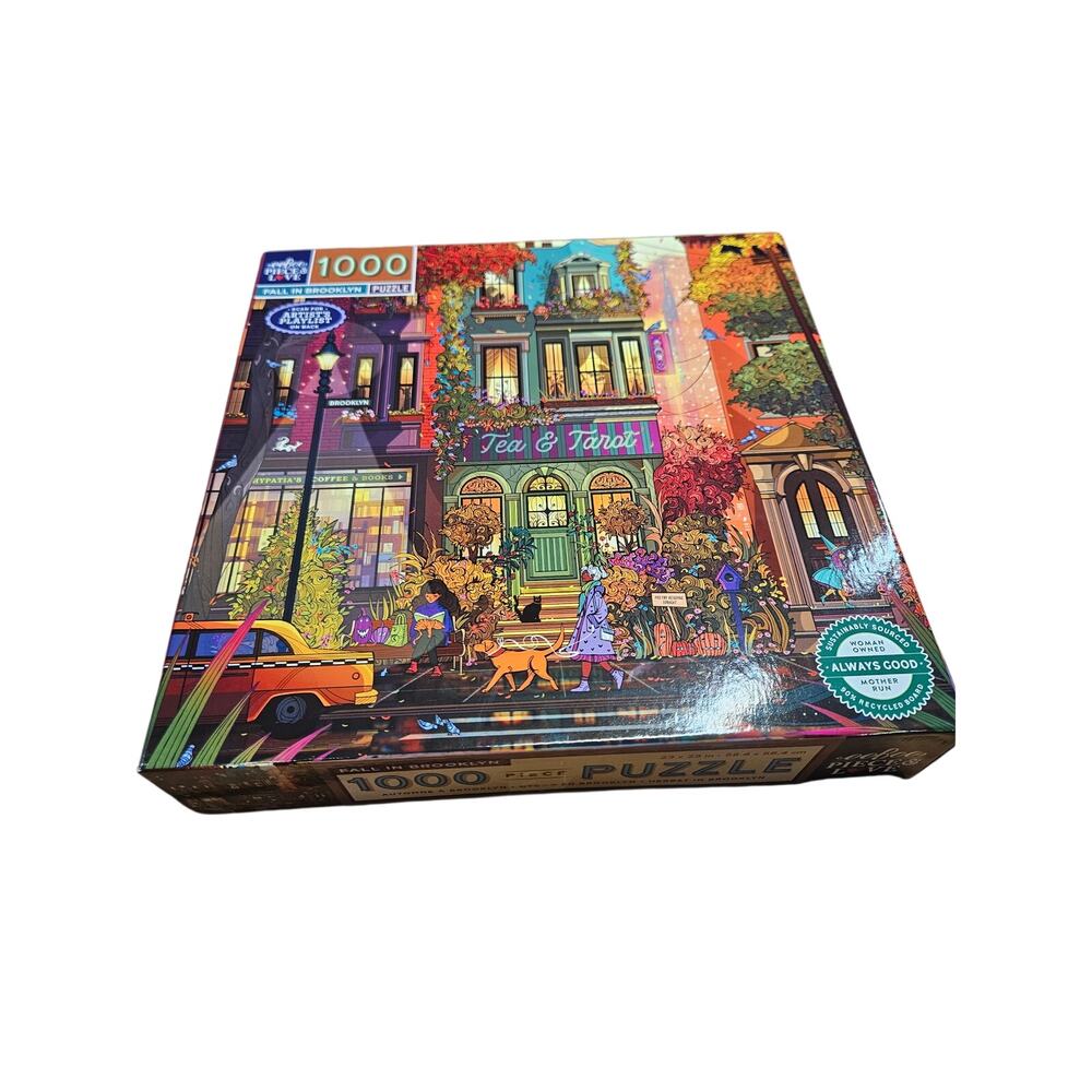 Eeboo Piece and Puzzle Tea and Tarot 1000 piece Puzzle